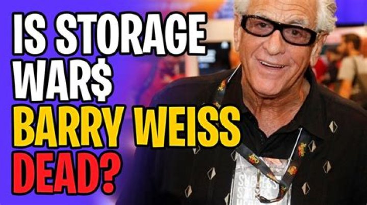 Tragic End: Investigating The Death Of Barry Weiss On Storage Wars