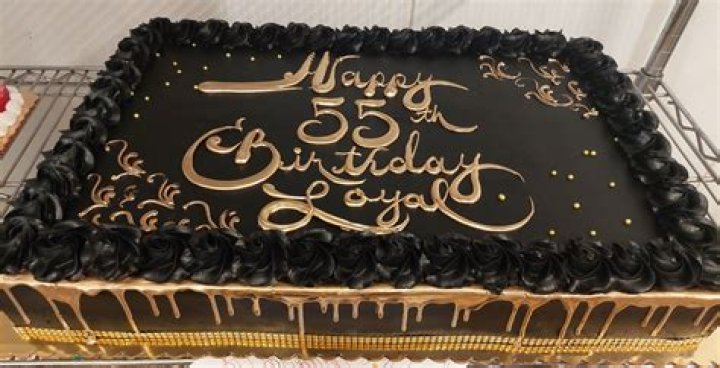 Indulge In The Night: Black And Gold Sheet Cake Magnificence For Celebrations