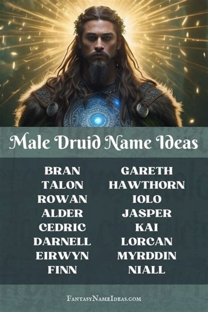 The Ultimate Guide To Druid Names: Unlocking The Secrets Of Ancient Wisdom