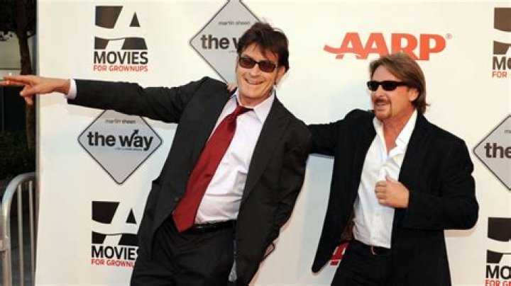 Emilio Estevez And Charlie Sheen Unveiled