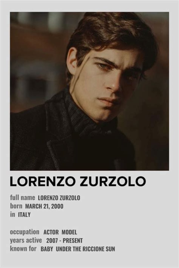 Is Lorenzo Zurzolo Italian Nationality And Ethnicity
