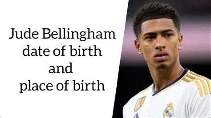 Jude Bellingham: Birthplace Revealed