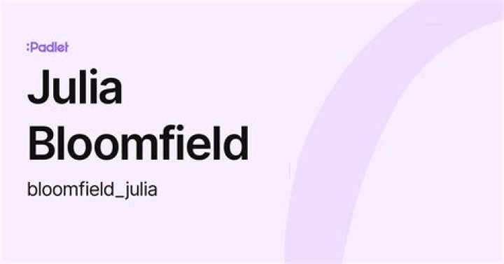 Julia Bloomfield: Acclaimed American Artist And Educator