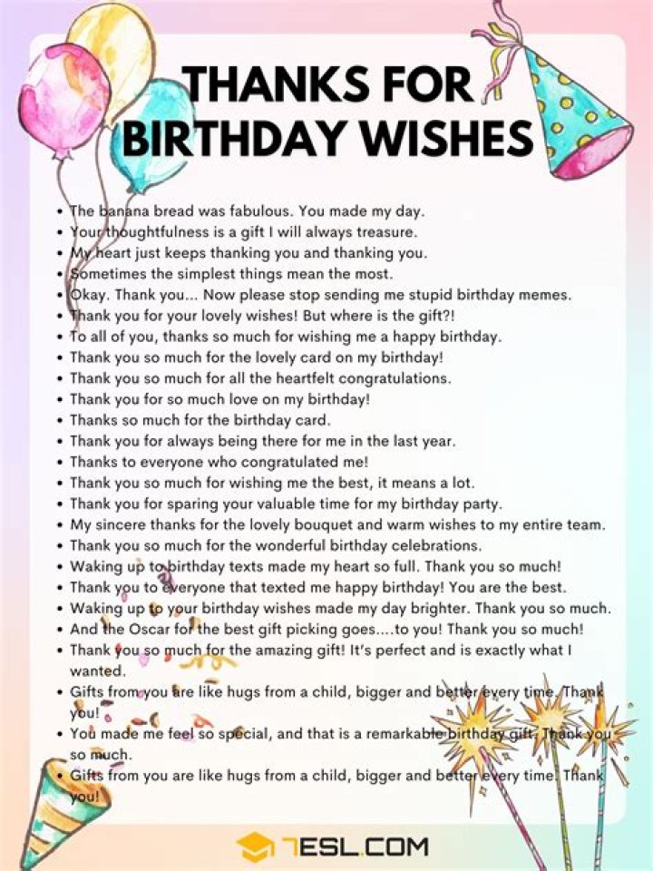 Thoughtful Quotes To Express Gratitude For Birthday Wishes: A Guide Of Appreciation
