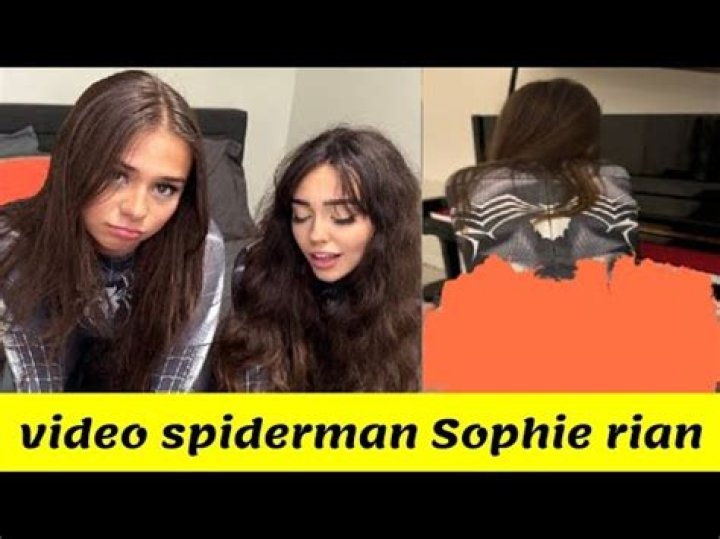 See The Leaked Spiderman Video Featuring Sophierain