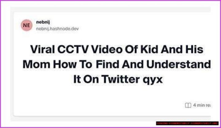 The Viral Kid And His Mom: Caught On CCTV