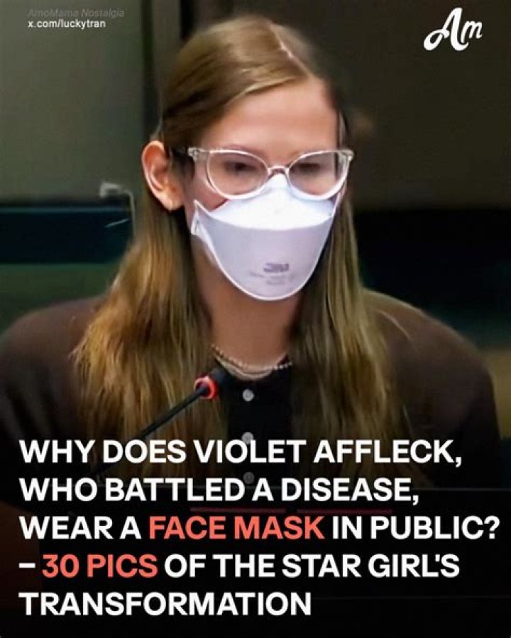 Unmasking The Reason: Why Does Violet Affleck Conceal Her Face?
